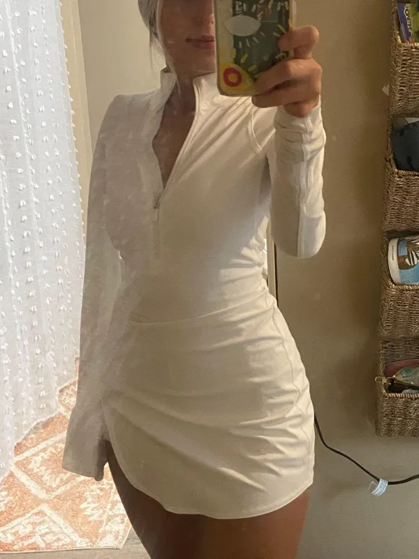 Lululemon Long Sleeve Tennis Dress - Image 2