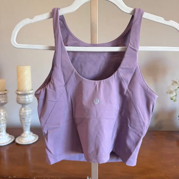 Lululemon Align High-Neck Tank Top Light Support Lavender Lux Size 8 - Image 4