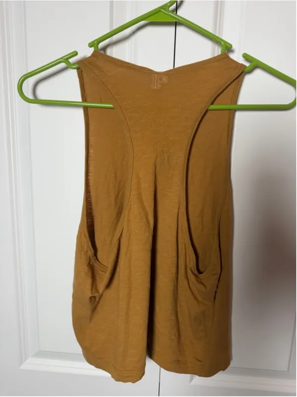PINK Brown Tank Top M Size M - Image 2