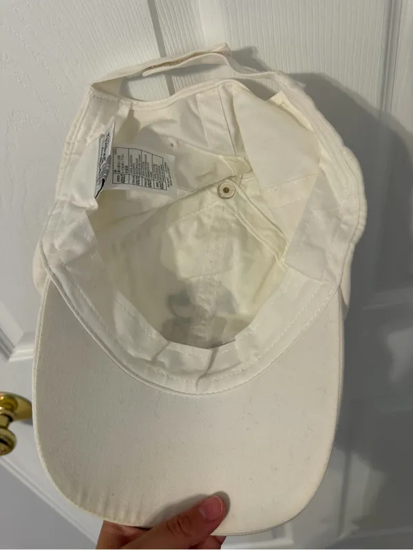 White Sequin Mickey Mouse Baseball Cap - Image 2