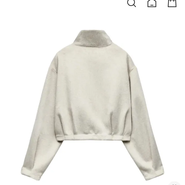 Zara NWT cream soft bomber jacket - Image 10