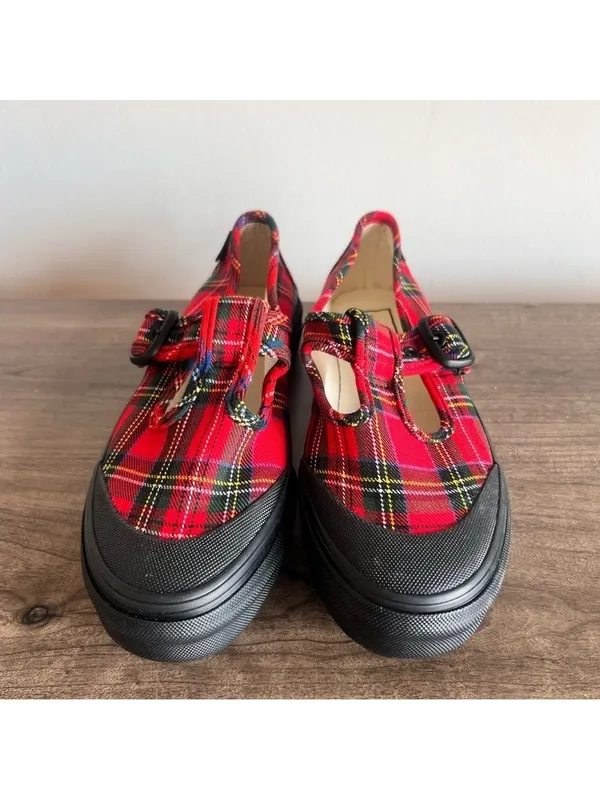 VANS NEW Unisex Plaid Mary Jane Unisex Shoe Size 6 or 4.5 #B1843 - Image 3