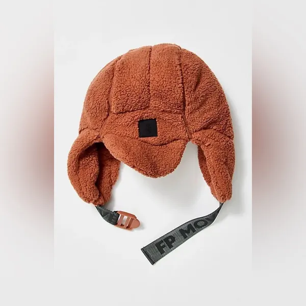 NWT FREE PEOPLE Movement Ascend Fleece Trapper - Redwood $68 - Image 2