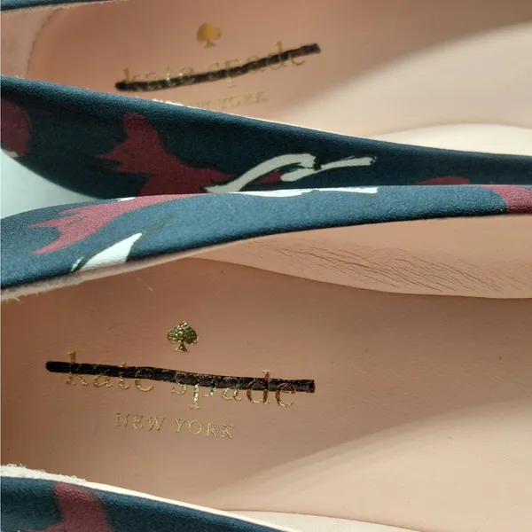 Kate Spade Womens Flats Size 8.5 Navy Quiet Luxury Whimsigoth Dark Romantic - Image 4