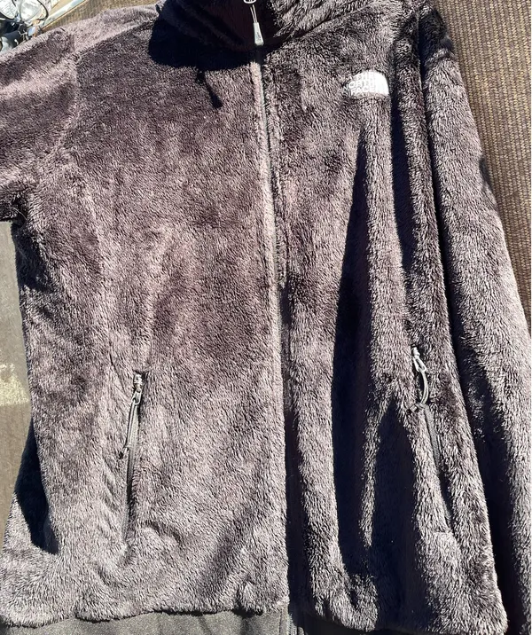 The North Face Full Zip Sherpa Fleece Jacket Women's Size Large Black - Image 16