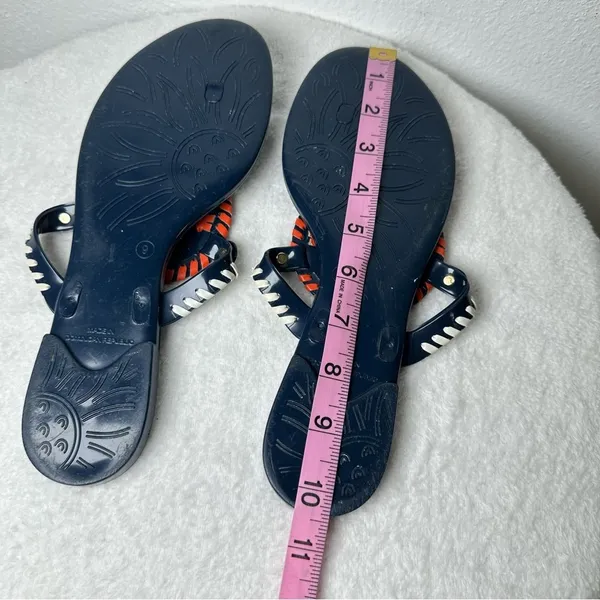 Jack Rogers Georgica Jelly Flip-Flop Thong Sandals - Image 10