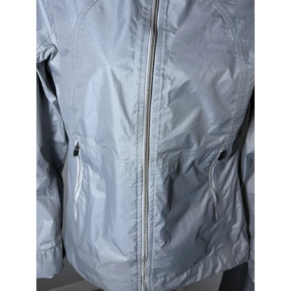 EUC: Avalanche Women Weather Shield Small Waterproof Jacket Gray/Silver‎ Active - Image 4