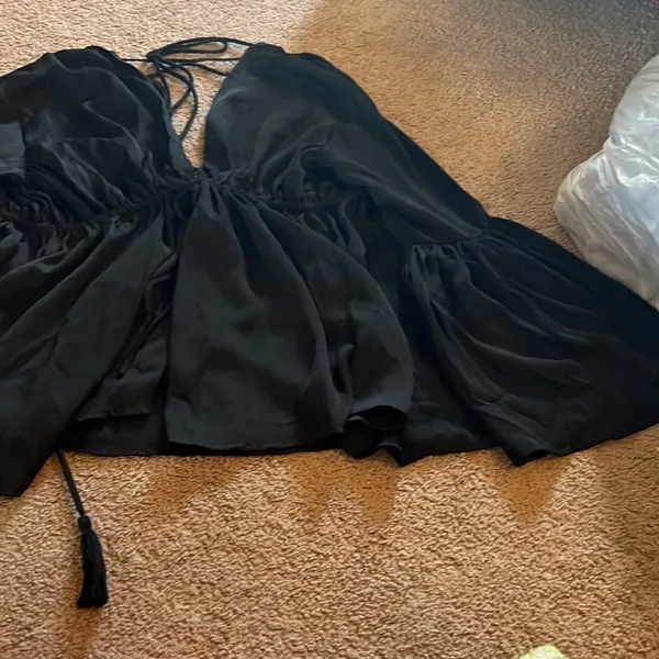 Olivaceous black blouse M‎ - Image 2