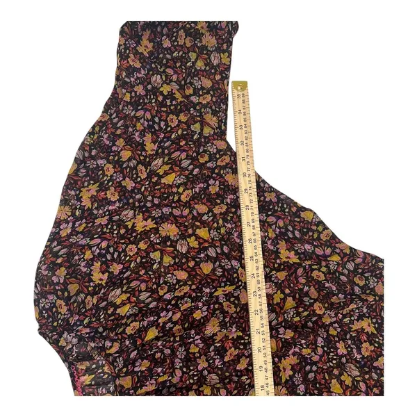 Anthropologie Womens Size-S Bohemian Floral Pauline Balloon Sleeve‎ Blouse - Image 11