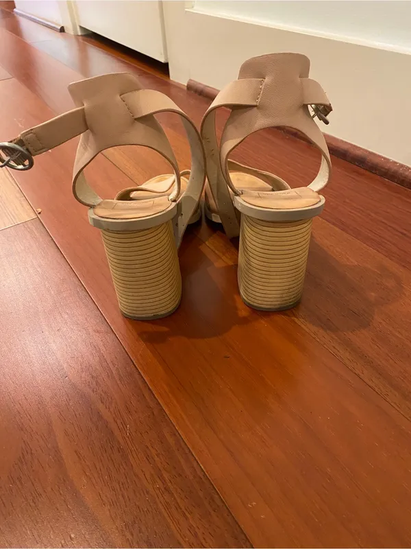 Dolce Vita Blush Tan Nude Block Heel Sandals | Aaliyah Block Heel Nude - Image 4
