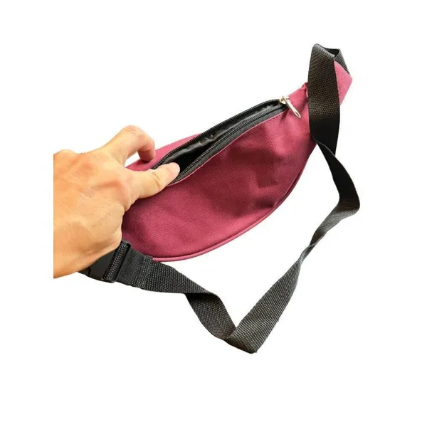 Harry Potter Burgundy Fanny Pack With Adjustable Strap & Zippered Compartment - Image 6