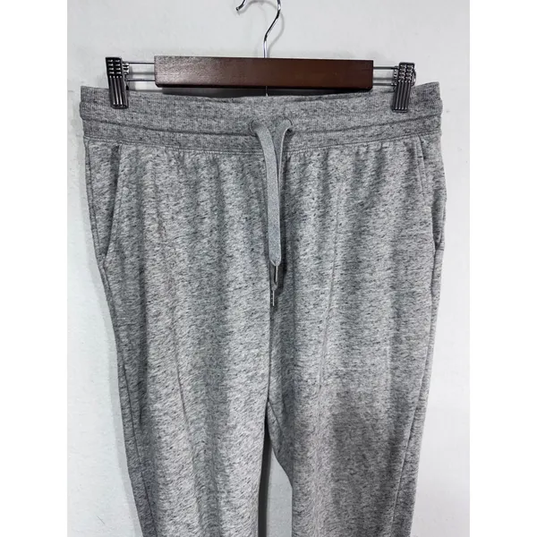 Old Navy Medium Gray Joggers Women's Heathered‎ Sweatpants - Image 2