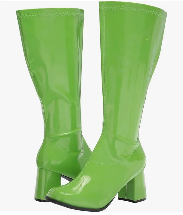 Green Go Go Boots Size 7 - Image 4