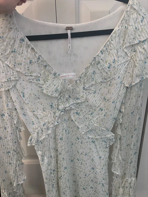 Free People Sweetest Thing Long Sleeve Mini Dress - Image 9
