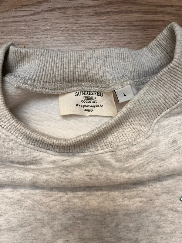 Sunkissed coconut crewneck sweatshirt Gray Size L - Image 3