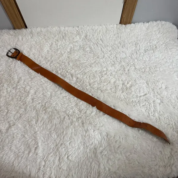 Gap Light Brown Leather Buckle Belt‎ - Image 14