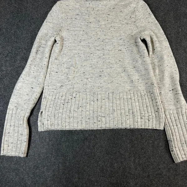 Madewell Donegal Smoke Roll Neck Wool Blend Sweater Grey K5410 Womens Small NWT - Image 14
