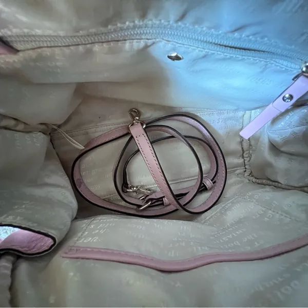*KATE SPADE* Montrose Avenue Leeland Bow Satchel Baby Pink w shoulder strap - Image 3