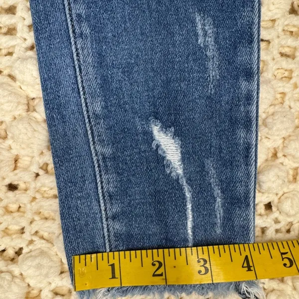 Kancan Women's Blue Distressed Jeans. #17 - Image 7