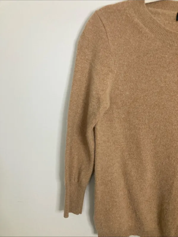 J. Crew Camel Crewneck Sweater - Image 2