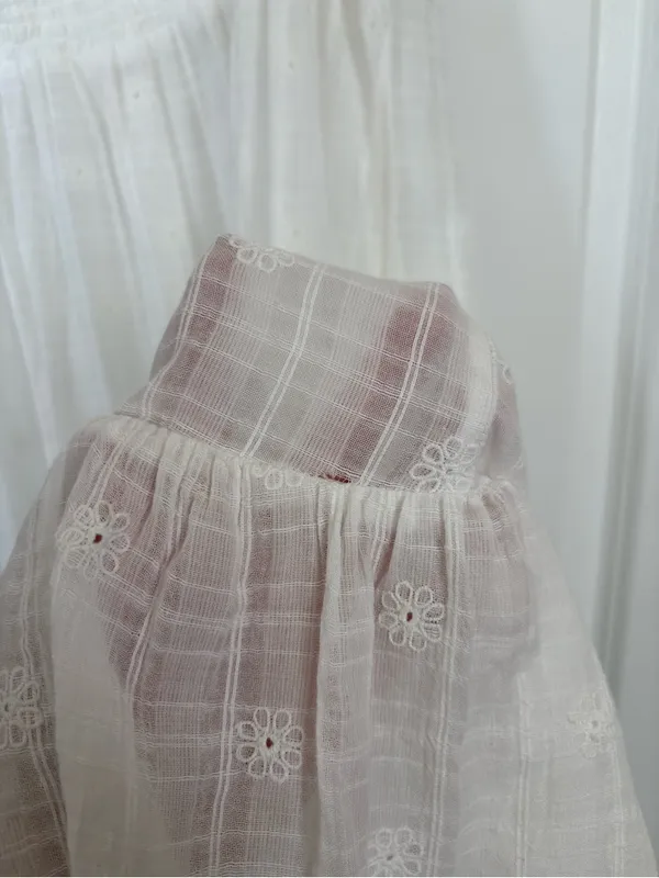 Anthropologie Cap-Sleeve Lace-Up Babydoll Dress Size XL - Image 8