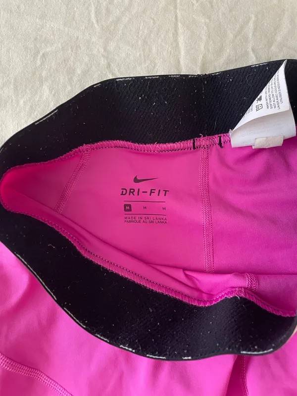 Pink Nike Pro Shorts - Image 2