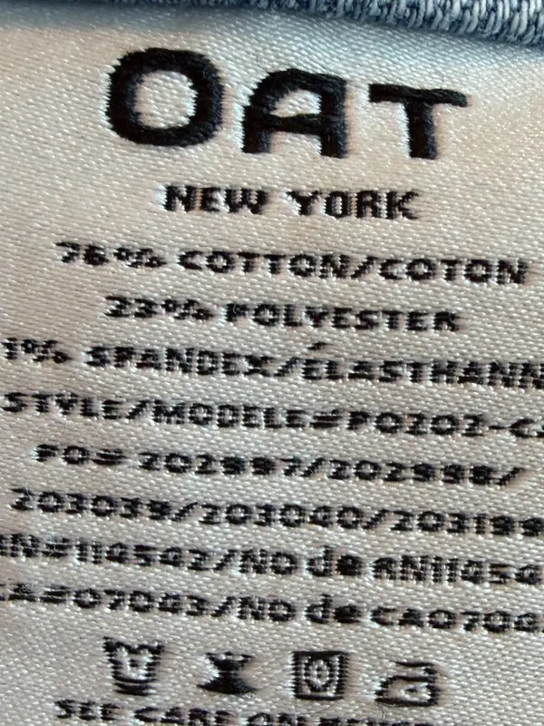 Oat New York Wide Leg Barrel Jeans Light Wash Denim Quiet Luxury Size 10/30 - Image 14