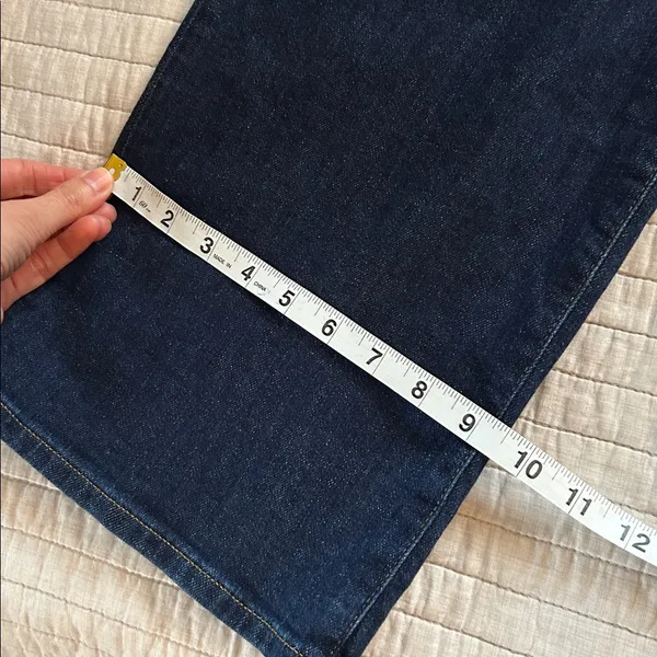 J. Crew dark wash Slim wide-leg sailor jean in all-day stretch 27”​ - Image 13