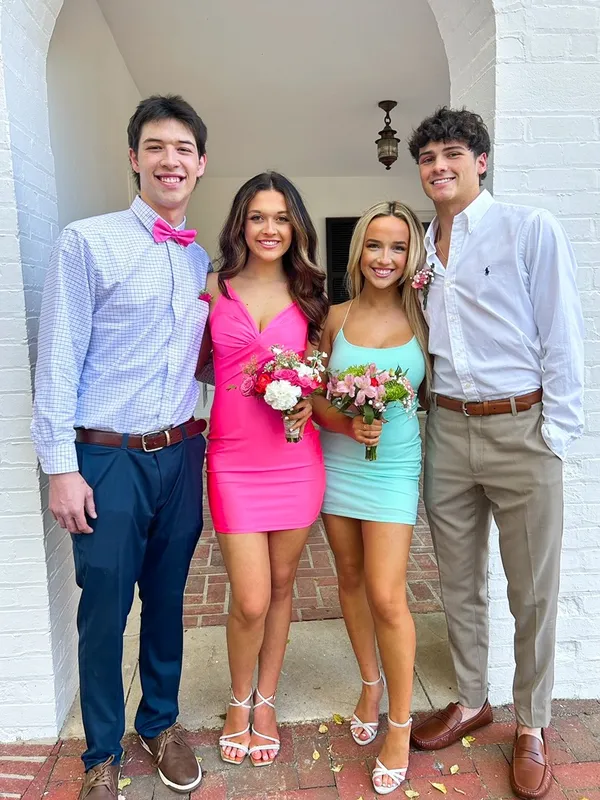 Pink mini dress - Image 4