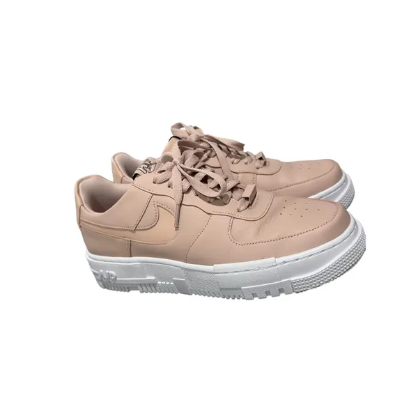 Nike Air Force 1 Pixel Platform Sneakers in Blush Pink 9.5W - Image 5