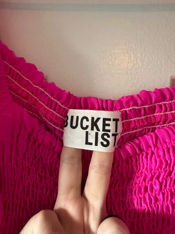 Bucket List Soft Hot Pink Dress - Image 4