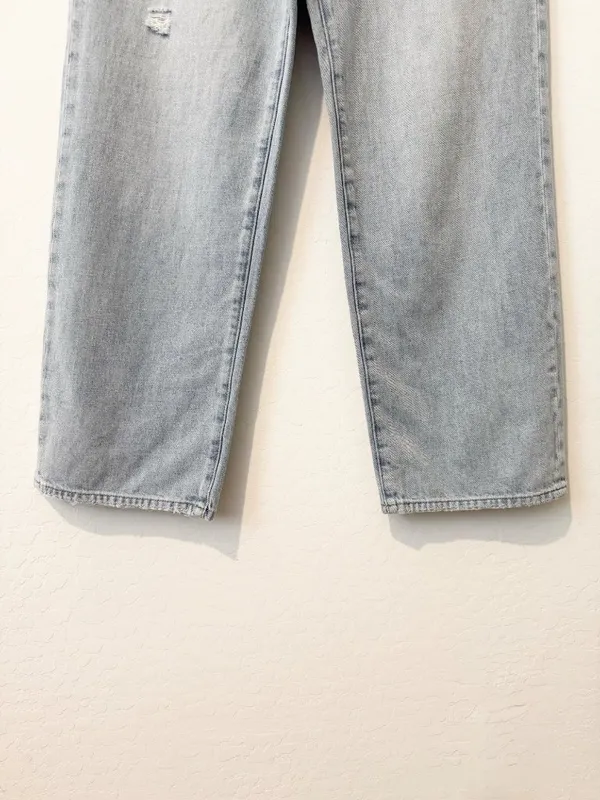 Pistola Dylan Carpenter Jeans Size 26 Wide Leg Baggy Light Wash Denim Utility - Image 5
