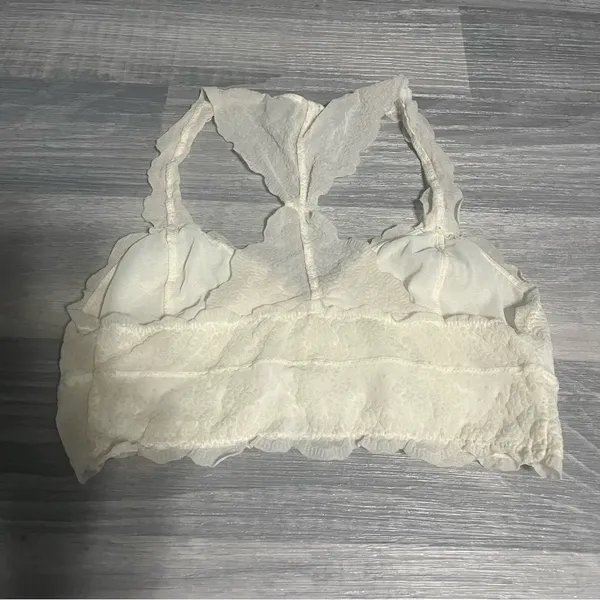 Free People Intimately Gallon Racerback Bralette; Medium - Image 4