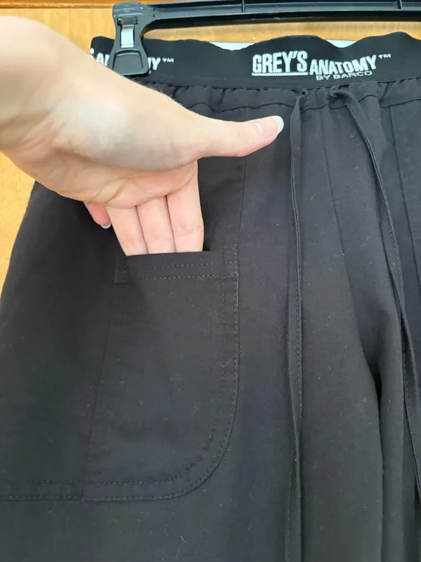 Grey’s Anatomy Black Scrub Pants - Image 4