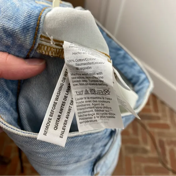 Madewell The‎ Curvy Perfect Vintage Jean In Fitzgerald Wash Size 25 - Image 9