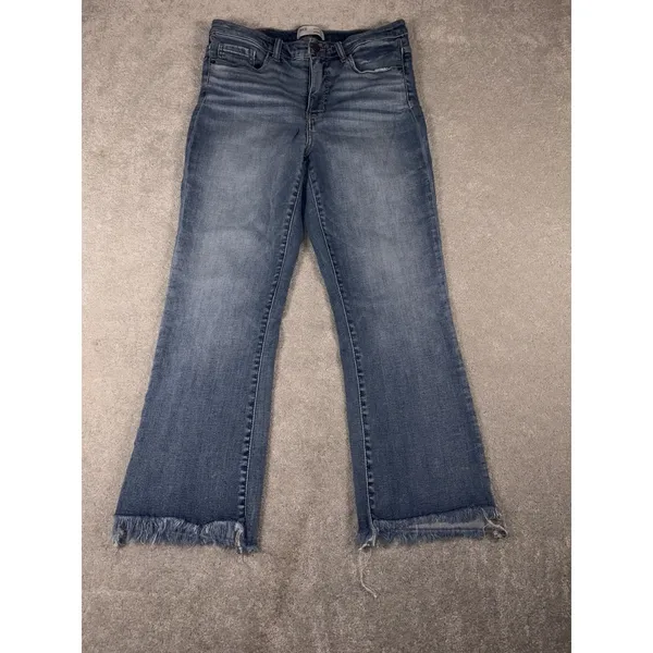 Buckle bke parker cropped flare universal fit high rise 30x27 Raw‎ Hem - Image 2