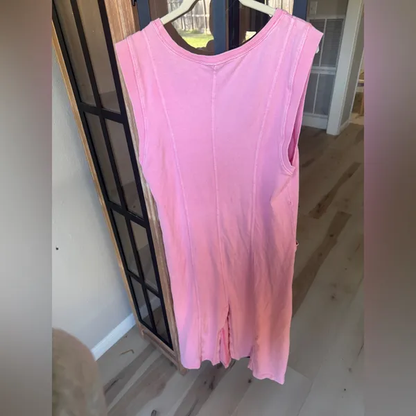 Daily Practice midi dress Anthropologie Seamed Sleeveless maxi vneck fp movement - Image 4