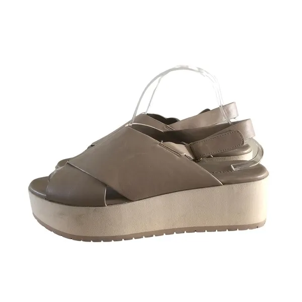 Vince Jenaya‎ Slingback Nude Sport Platform Sandal 10 - Image 2
