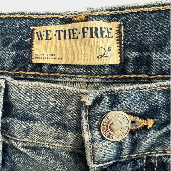NWT Free People Ghost Town Long Denim Short Size 29 - Image 7