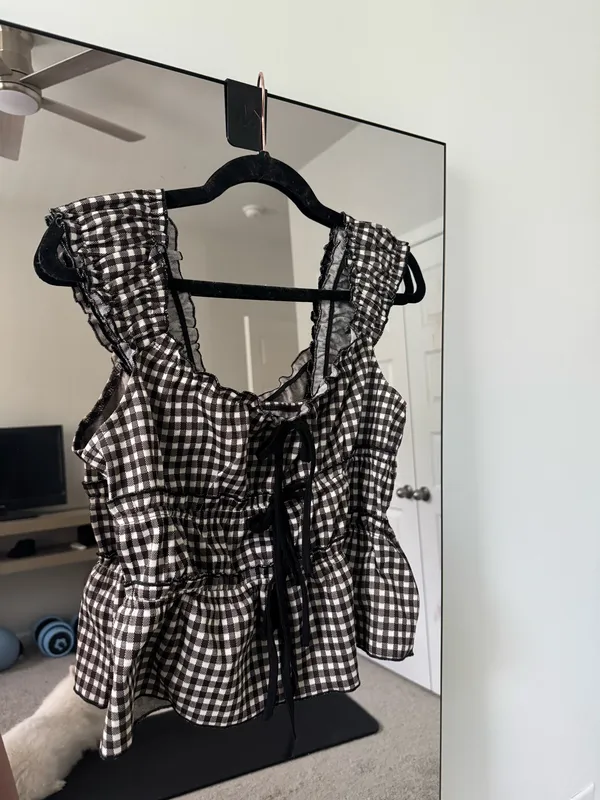 Cider Gingham Tank - Image 3
