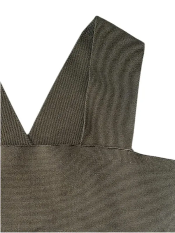 A.L.C. Victoria Cropped Stretch Knot Tank Olive Size Large - Image 3