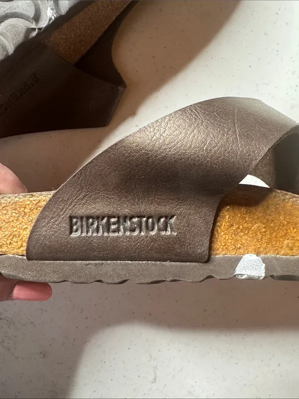 Birkenstock Gizeh Brown Birko-Flor Toe Post Sandals Sz 41 US10-10.5 Regular Wide - Image 11
