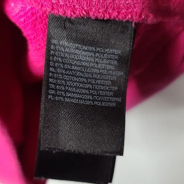 The North Face pink pullover sweatshirt sz Large - Image 7