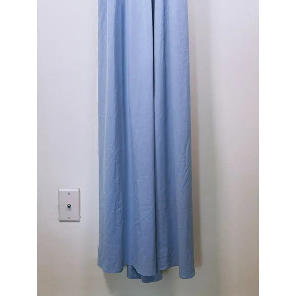 Halara Breezeful A-Line Sleeveless Maxi Dress L Blue Cross Back Casual Travel - Image 7