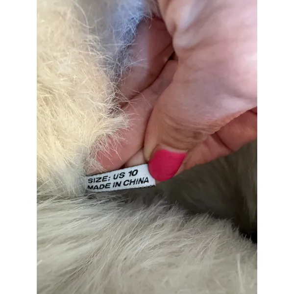 Juicy Couture Vintage Fur Trim Snow Boots Taupe 10 - Image 8