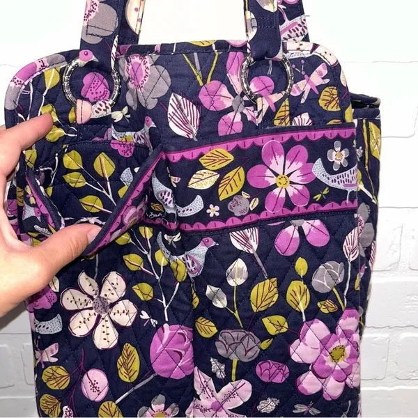 Vera Bradley Shoulder Tote Bag w/Two Magnetic Front Pocket - Image 4