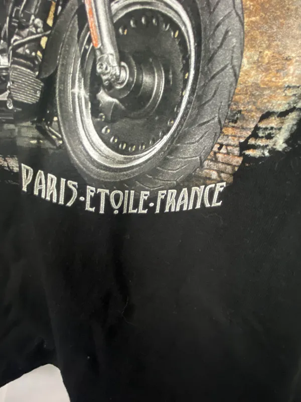 Harley Davidson Rare Vintage Paris T-shirt - Image 3