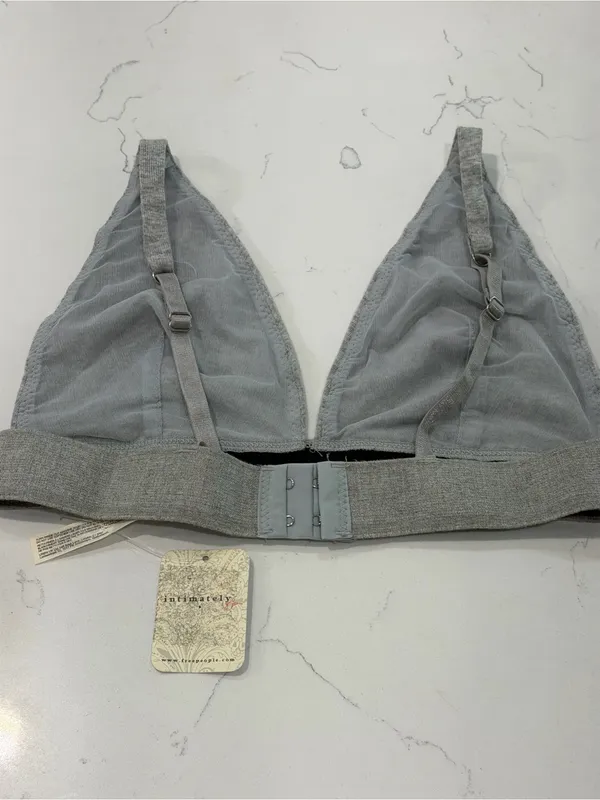 Free People Grey Triangle Bralette — We The Free - Image 2