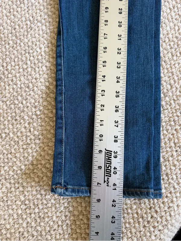 PINK Victoria's Secret Classic Blue Skinny Jeans - Image 8