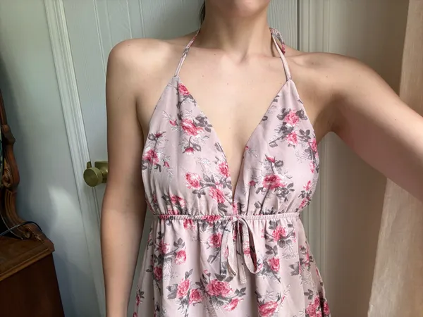 Pink Princess Polly Halter Dress - Image 3